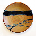 Yellow & Gold Stoneware Charger